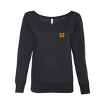 Load image into Gallery viewer, BELLA + CANVAS Women&#39;s Sponge Fleece Wide Neck Sweatshirt
