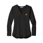 Load image into Gallery viewer, Port Authority Ladies Long Sleeve Button-Front Blouse
