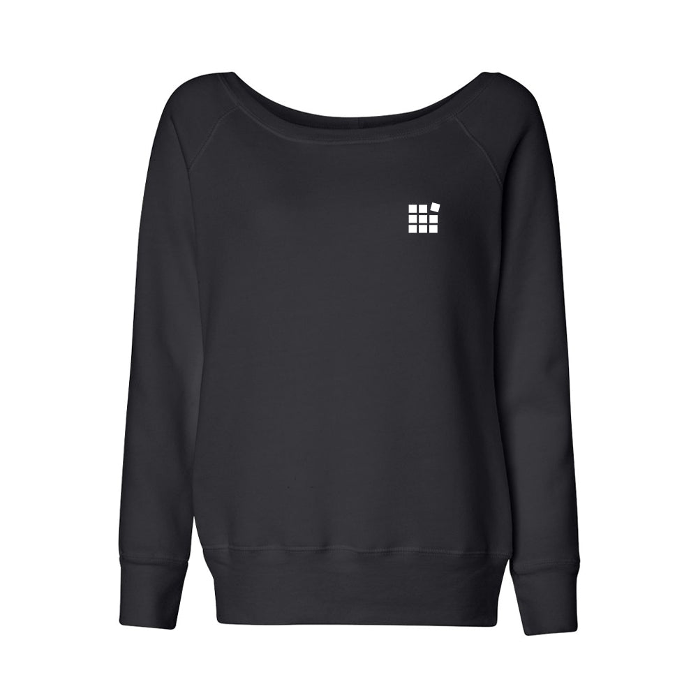 BELLA + CANVAS Women's Sponge Fleece Wide Neck Sweatshirt