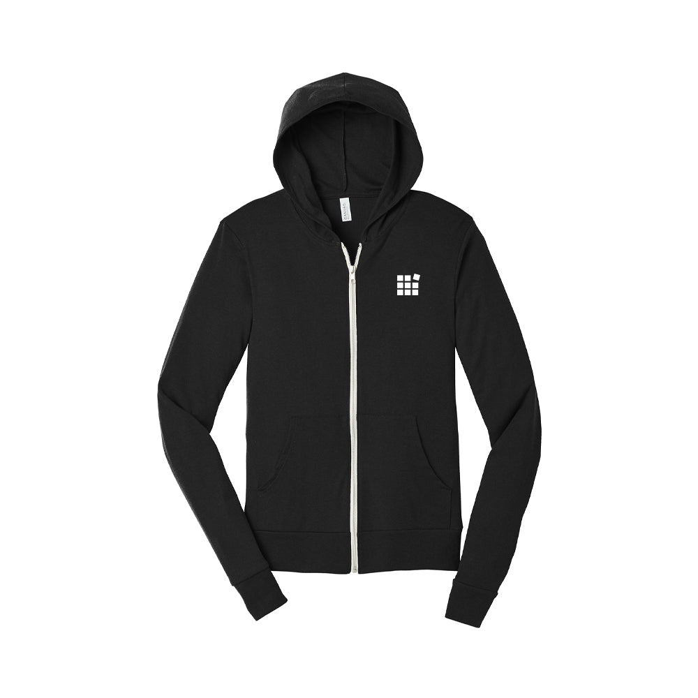 BELLA+CANVAS Unisex Triblend Full-Zip Lightweight Hoodie