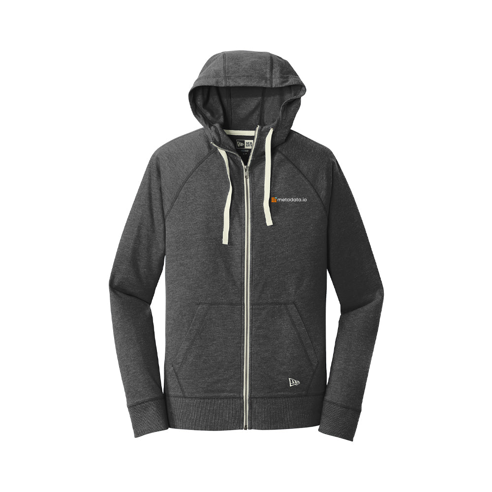 New Era Sueded Cotton Blend Full-Zip Hoodie