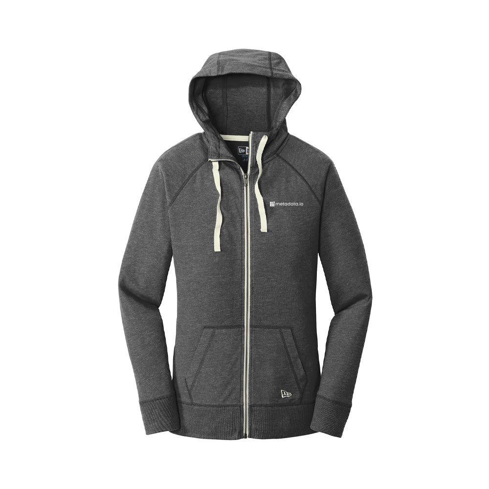 New Era Ladies Sueded Cotton Blend Full-Zip Hoodie