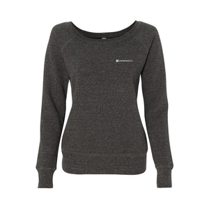 BELLA + CANVAS Women's Sponge Fleece Wide Neck Sweatshirt