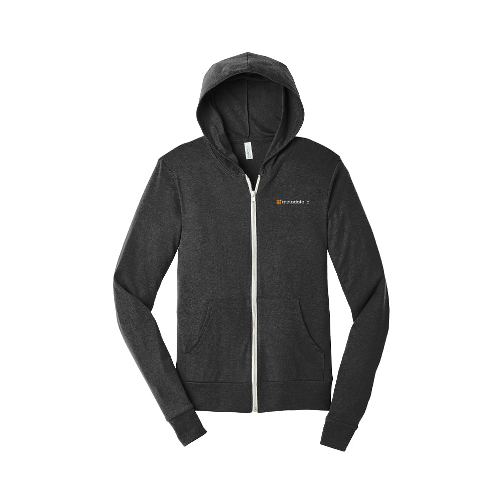 BELLA+CANVAS Unisex Triblend Full-Zip Lightweight Hoodie