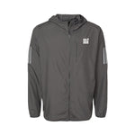 Load image into Gallery viewer, Adidas Hooded Full-Zip Windbreaker
