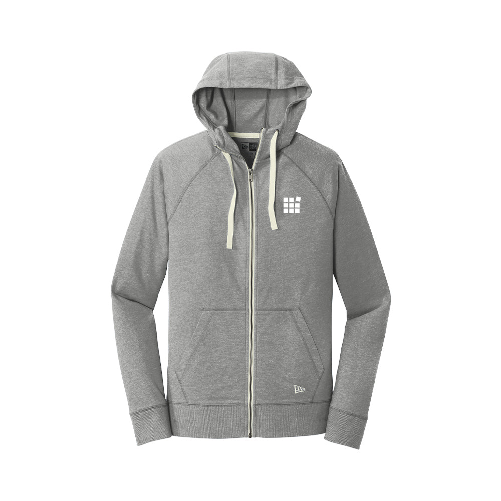 New Era Sueded Cotton Blend Full-Zip Hoodie