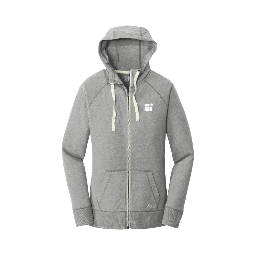 New Era Ladies Sueded Cotton Blend Full-Zip Hoodie