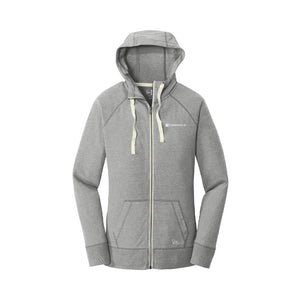 New Era Ladies Sueded Cotton Blend Full-Zip Hoodie