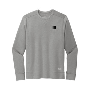 OGIO Luuma Flex Long Sleeve Crew - Petrol Grey Heather